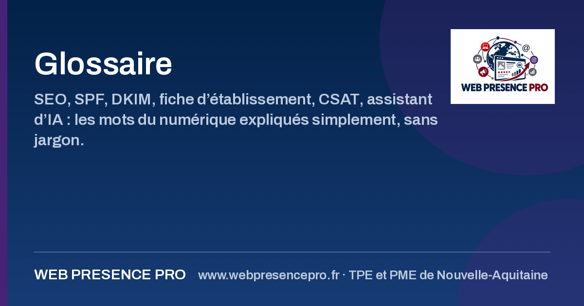 Miniature de partage de la page Glossaire