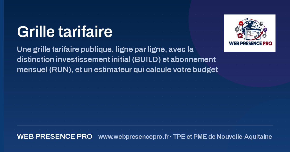Miniature de partage de la page Grille tarifaire